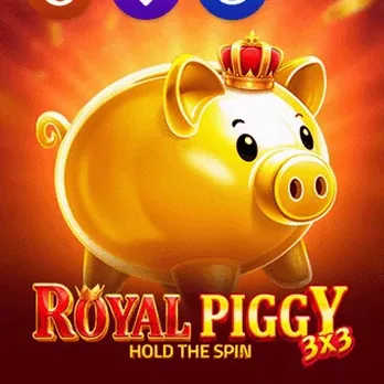 Machine à sous 3x3 Royal Piggy Hold the Spin de Gamzix chez Seven Casino