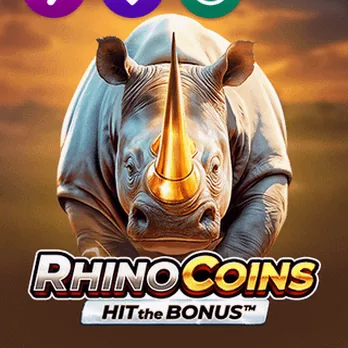 Machine à sous Rhino Coins Hit the Bonus de Playson chez Seven Casino